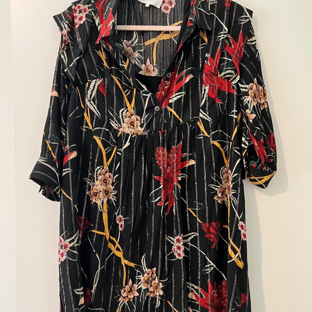 Ba&sh Flowy Babydoll Dress